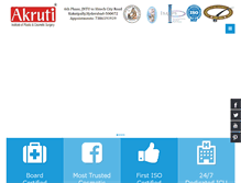 Tablet Screenshot of akruti.co.in